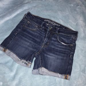 American Eagle Midi Jean Shorts